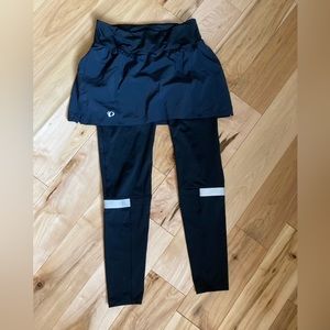 Pearl iZumi black fly skirted tights